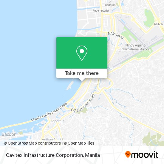 Cavitex Infrastructure Corporation map