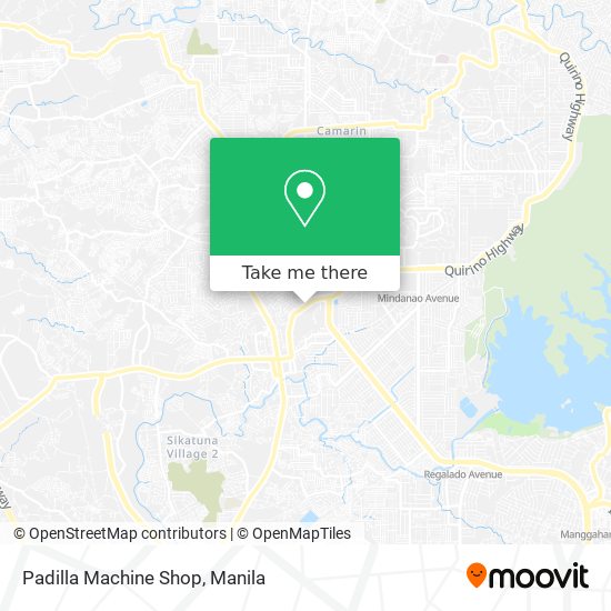 Padilla Machine Shop map