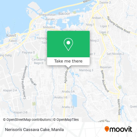 Nerison's Cassava Cake map