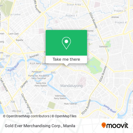 Gold Ever Merchandising Corp. map