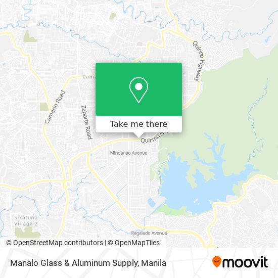 Manalo Glass & Aluminum Supply map