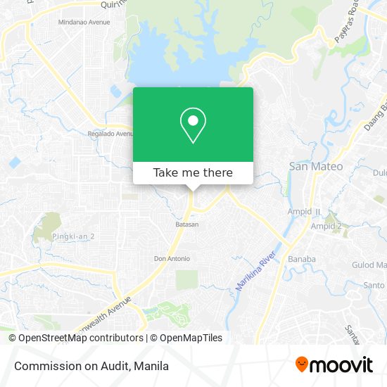 Commission on Audit map