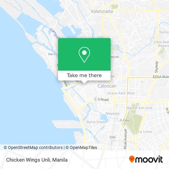 Chicken Wings Unli map