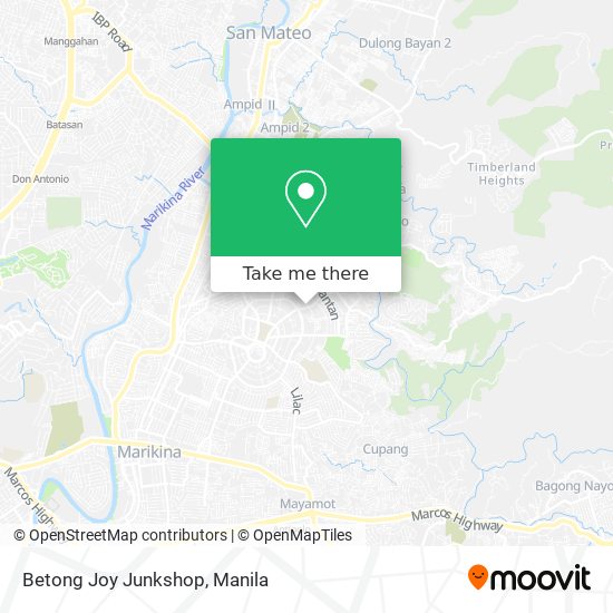 Betong Joy Junkshop map