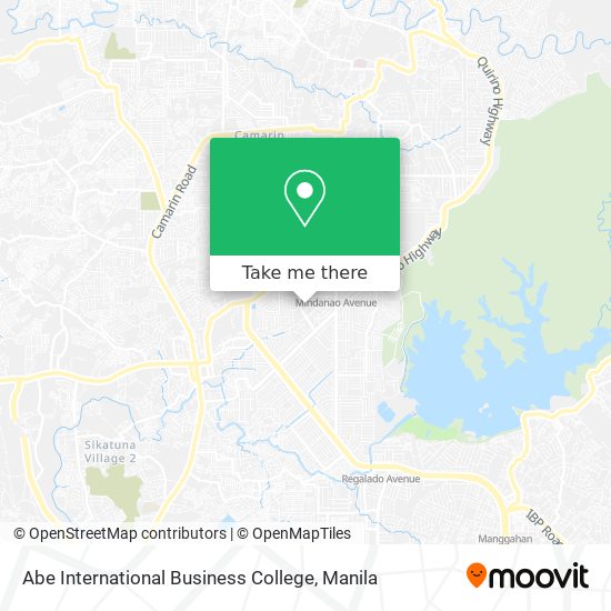 Abe International Business College map