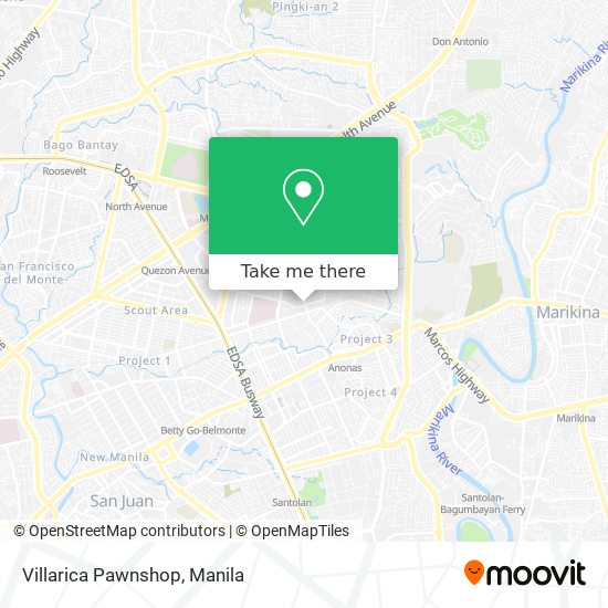 Villarica Pawnshop map