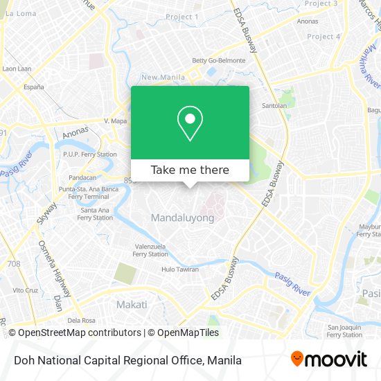 Doh National Capital Regional Office map