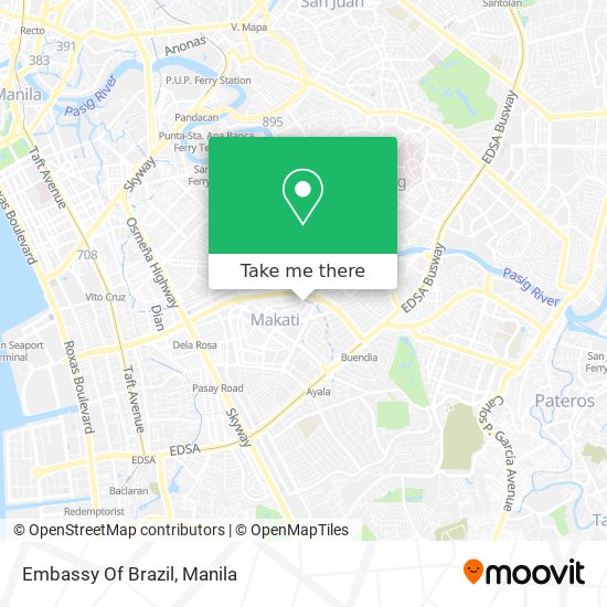 Embassy Of Brazil map