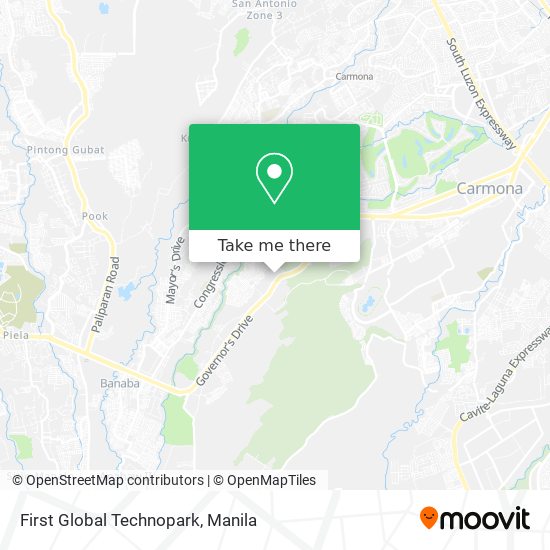 First Global Technopark map