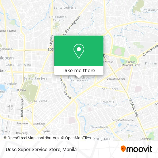 Ussc Super Service Store map