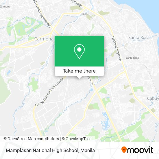 Mamplasan National High School map