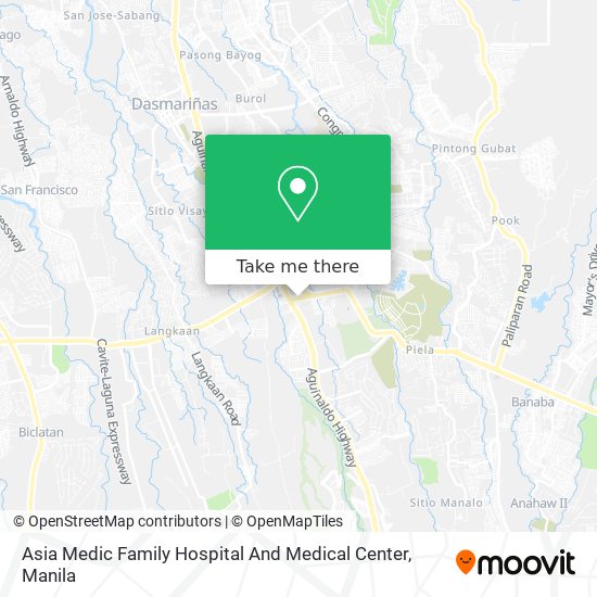 Asia Medic Family Hospital And Medical Center map