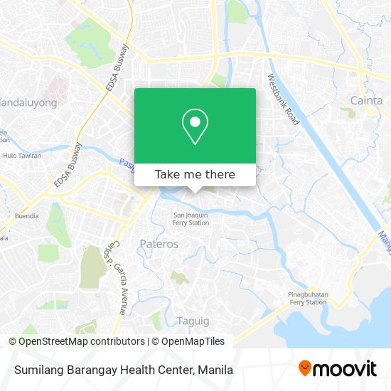 Sumilang Barangay Health Center map