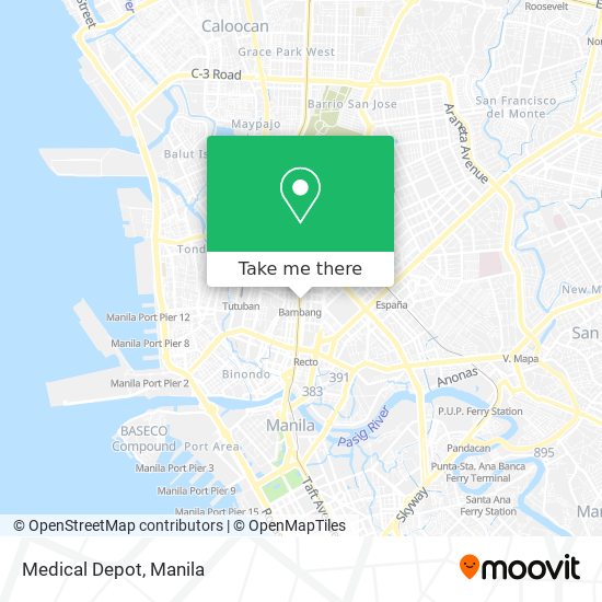 Medical Depot map