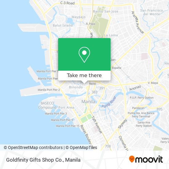 Goldfinity Gifts Shop Co. map