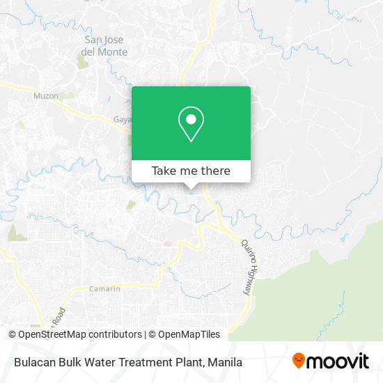 Bulacan Bulk Water Treatment Plant map