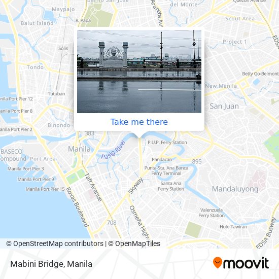 Mabini Bridge map