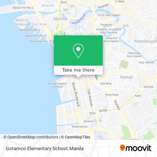 Gotamco Elementary School map