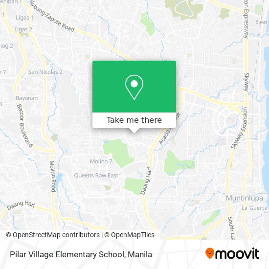 Pilar Village Elementary School map