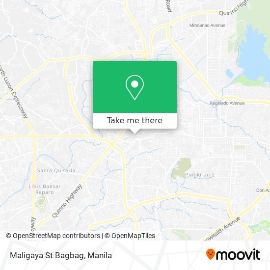 Maligaya St Bagbag map