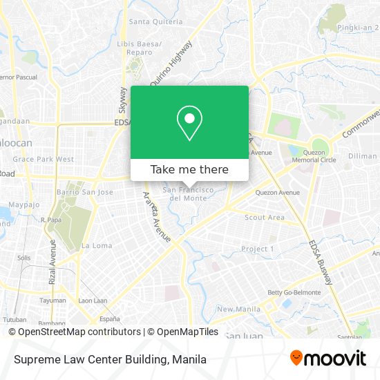 Supreme Law Center Building map