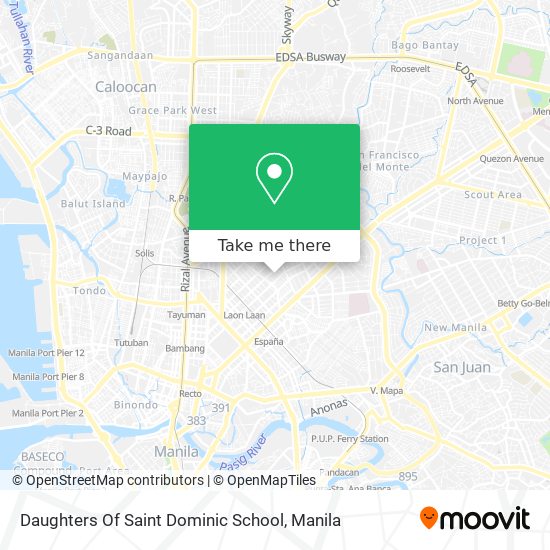 Daughters Of Saint Dominic School map