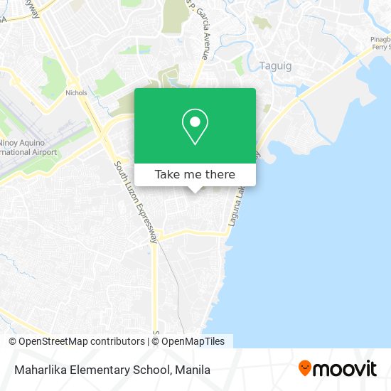 Maharlika Elementary School map