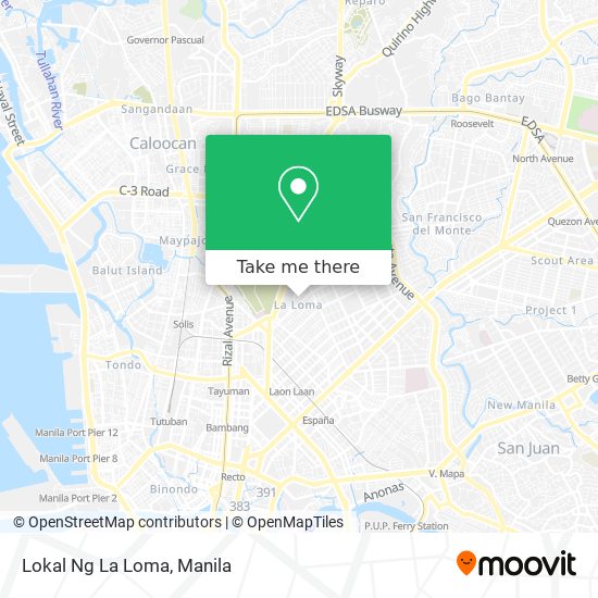 Lokal Ng La Loma map