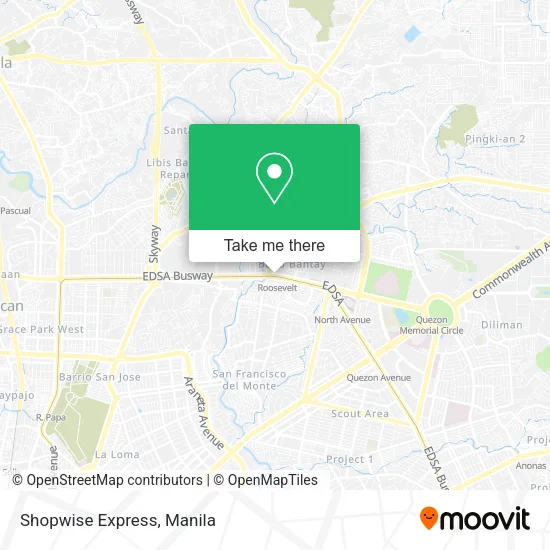 Shopwise Express map