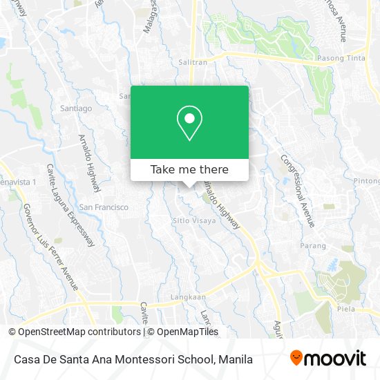 Casa De Santa Ana Montessori School map