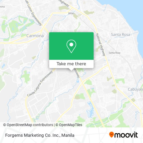 Forgems Marketing Co. Inc. map