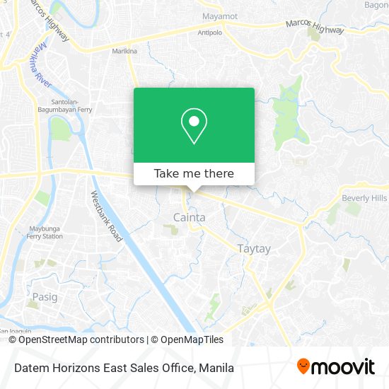 Datem Horizons East Sales Office map