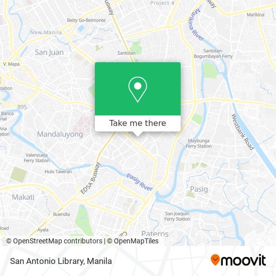 San Antonio Library map