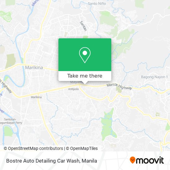Bostre Auto Detailing Car Wash map