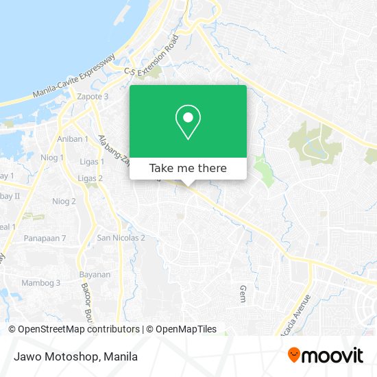Jawo Motoshop map