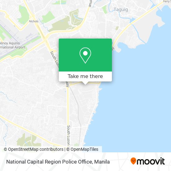 National Capital Region Police Office map