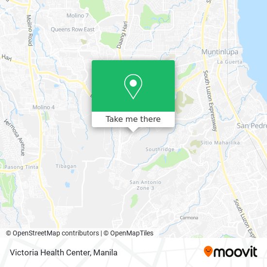 Victoria Health Center map