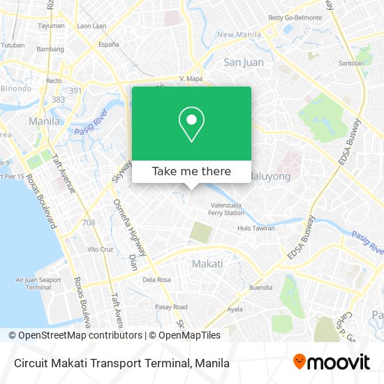 Circuit Makati Transport Terminal map