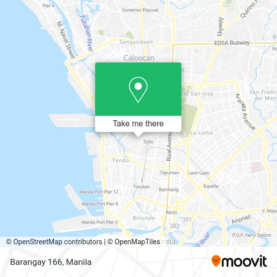 Barangay 166 map