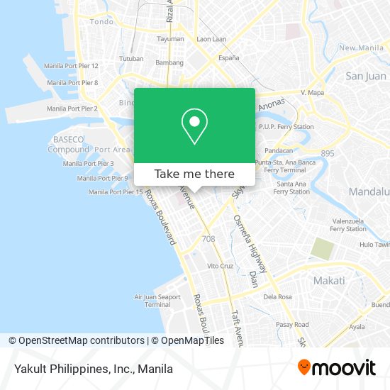 Yakult Philippines, Inc. map