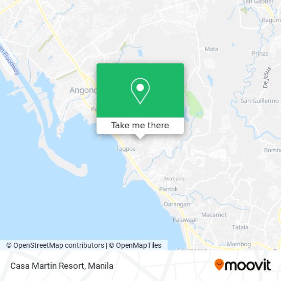Casa Martin Resort map