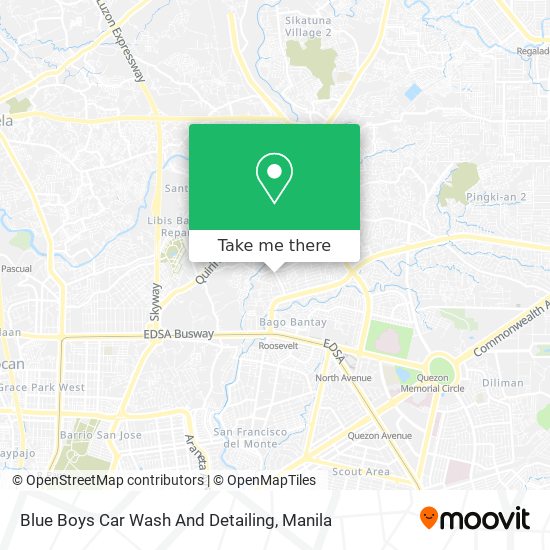 Blue Boys Car Wash And Detailing map