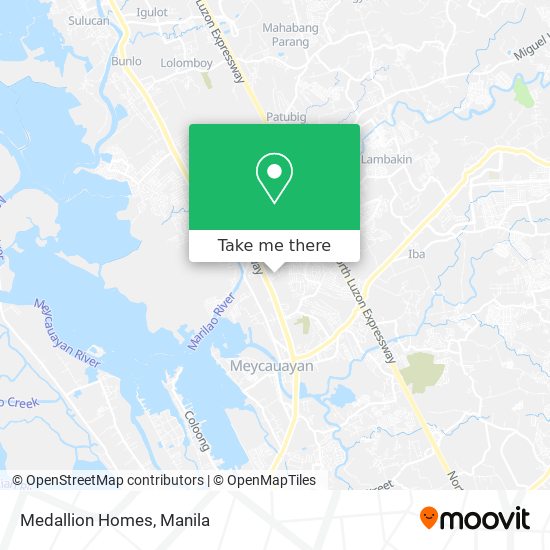 Medallion Homes map