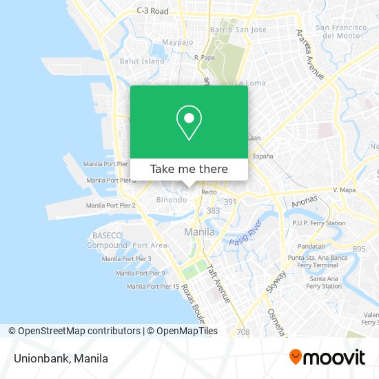 Unionbank map