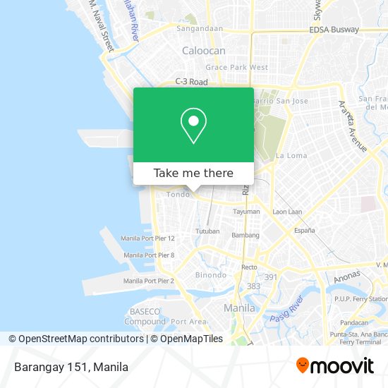 Barangay 151 map