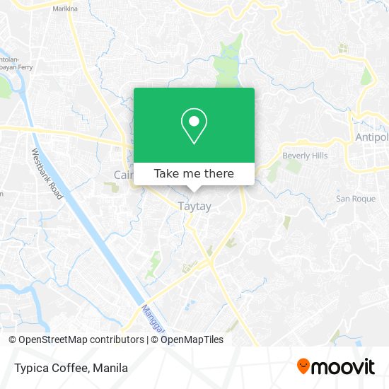 Typica Coffee map