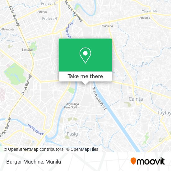 Burger Machine map