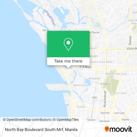 North Bay Boulevard South Mrf map