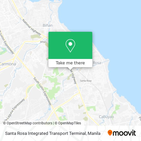 Santa Rosa Integrated Transport Terminal map