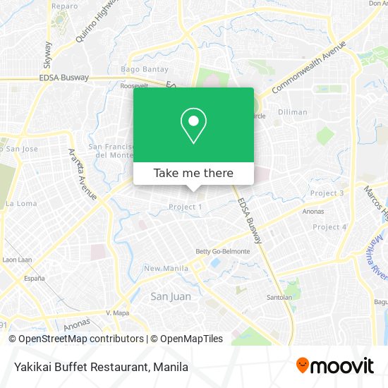 Yakikai Buffet Restaurant map